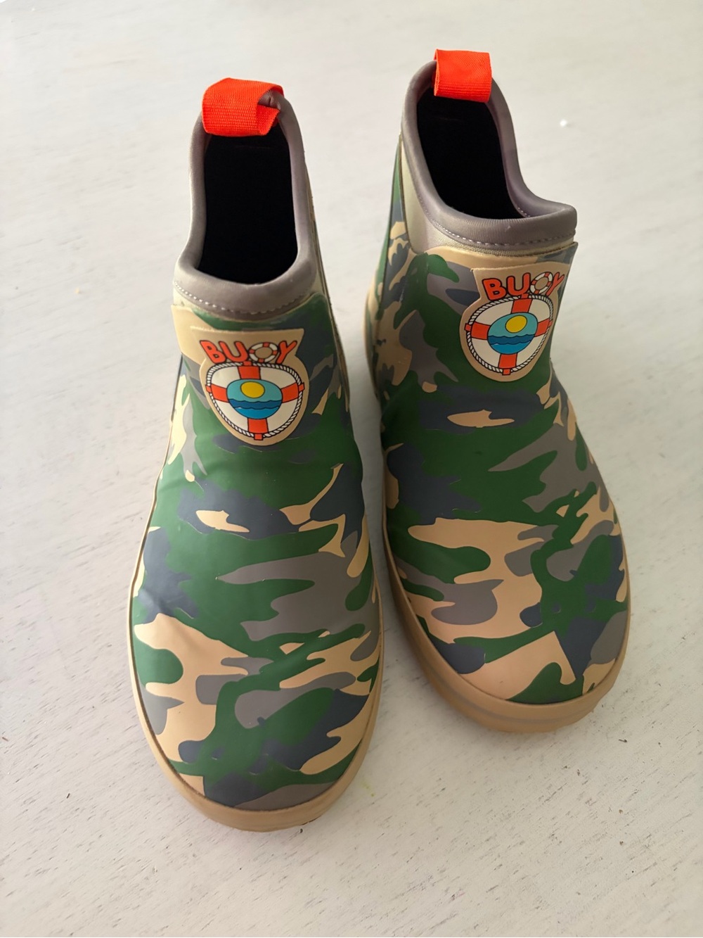 Kids Camouflage Buoy Boots